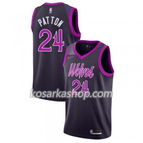 Dres Minnesota Timberwolves Justin Patton 24 Nike 2018-19 City Edition Ljubičasta Swingman